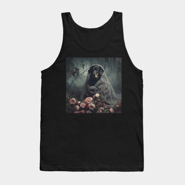 Dark Bride Rottie Tank Top by Enchanted Reverie